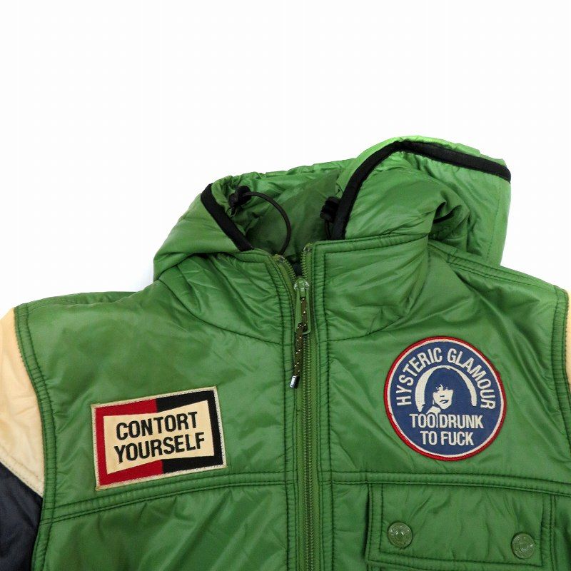 ヒステリックグラマー HYSTERIC GLAMOUR 中綿ジャケット ミドル丈