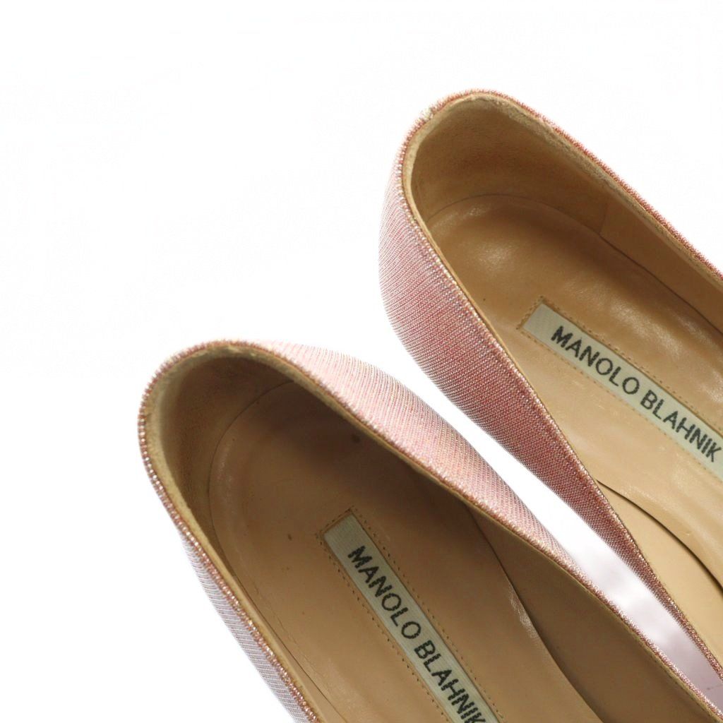 ラメ ポインテッドトゥ