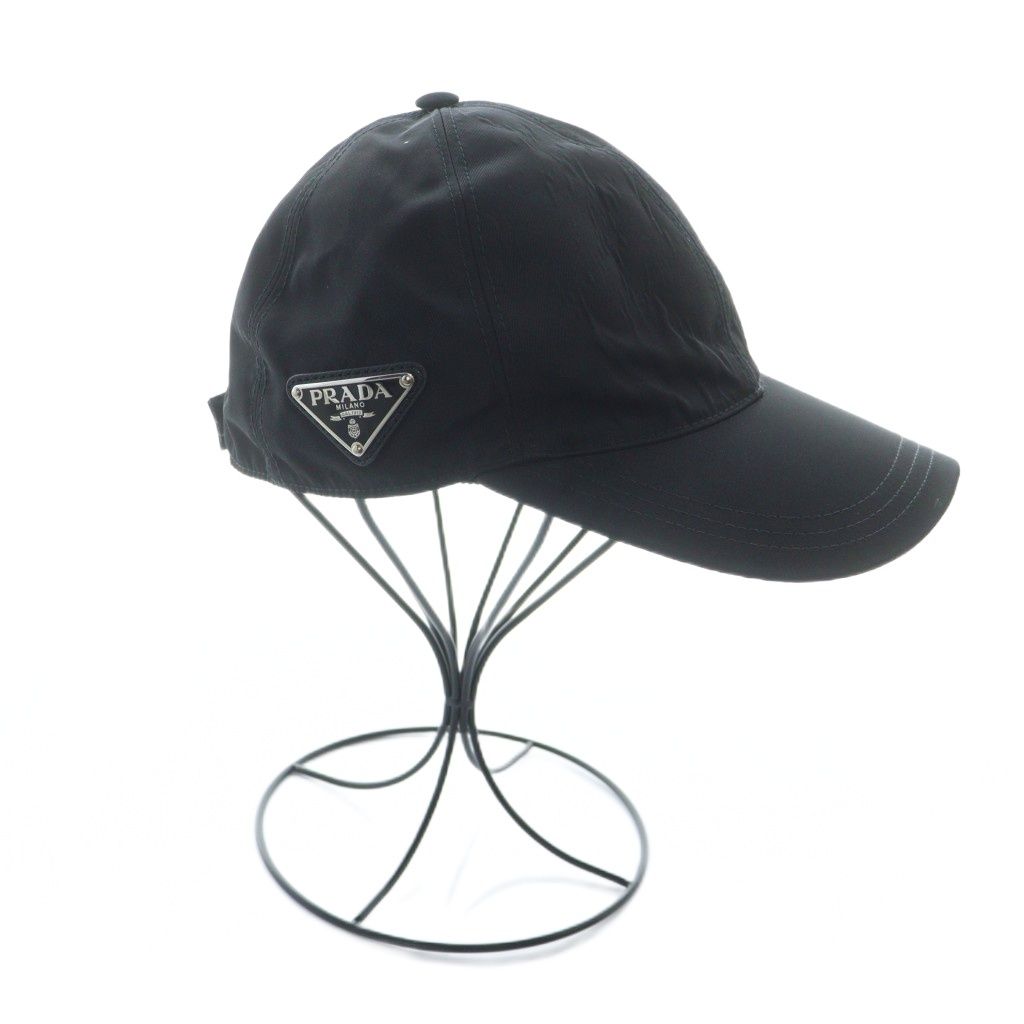 プラダ PRADA 22年 1HC274 Re-Nylon ベースボールキャップ 帽子 三角