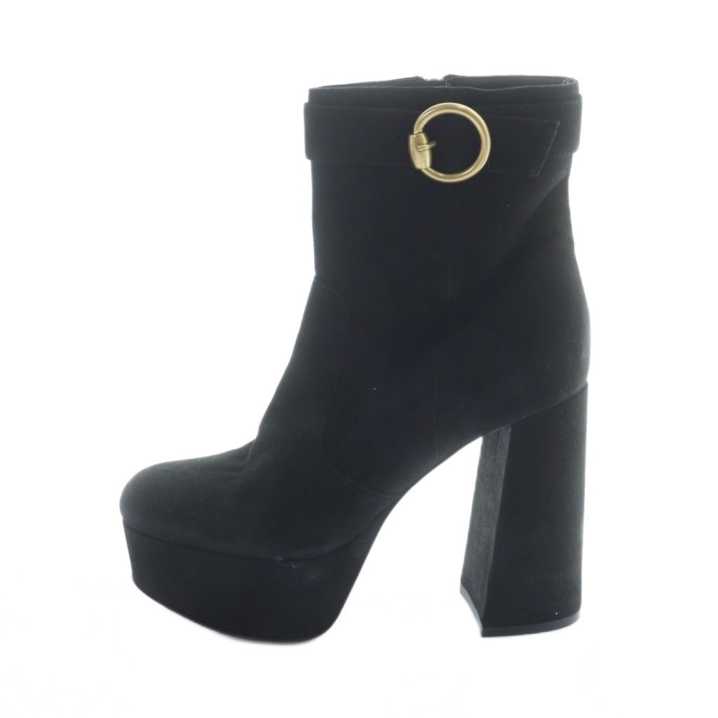 ジャンヴィトロッシ Gianvito Rossi 厚底 ショートブーツ スエード