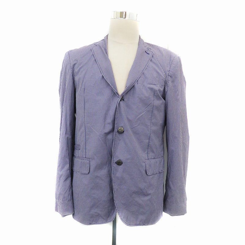 希少✨【HUGO BOSS】カシミヤ混 ジャケット パープル系 52サイズ 希少✨【HUGO BOSS】カシミヤ混 ジャケット パープル系 52サイズ 希少