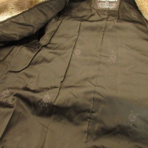  エンバ EMBA ファーコート ミンク 毛皮 ミドル丈 茶 ブラウン MN 14 GY 18 毛皮 ファーコート ジャケット アウター