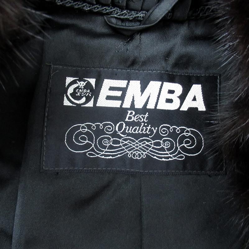 レディース エンバ EMBA 毛皮コート ファーコート ミンク ショート丈 