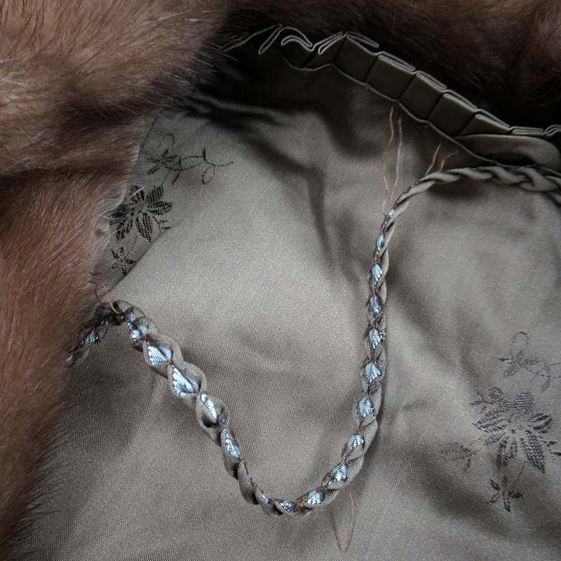  ミンクファーコート 毛皮コート ハーフ丈 11 茶 ブラウン SY 44 GY 18 毛皮 ファーコート ジャケット アウター