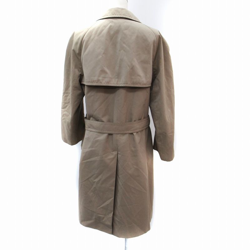 【新品】ランバン　トレンチコート グレージュ　S〜M 新品未使用 ランバン LANVIN トレンチコート ロング丈 R44-43 ベージュ /SM6