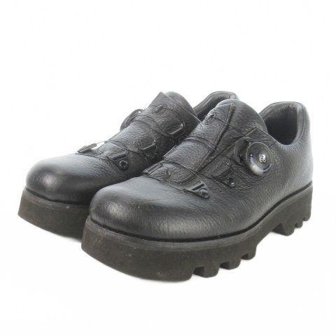 スペクタスシュー SPECTUS SHOES CO. GROCKER レザーシューズ 厚底 ボアシステム 25.5 cm 黒 ブラック AO 3 GY 01