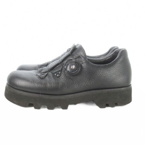 スペクタスシュー SPECTUS SHOES CO GROCKER レザーシューズ 厚底 ボアシステム 25 5 cm 黒 ブラック AO 3 GY 01