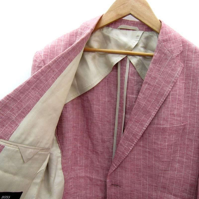 ヒューゴボス HUGO BOSS テーラードジャケット ブレザー ミドル丈