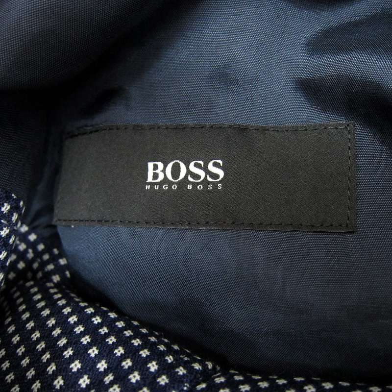 ヒューゴボス HUGO BOSS テーラードジャケット ブレザー ミドル丈