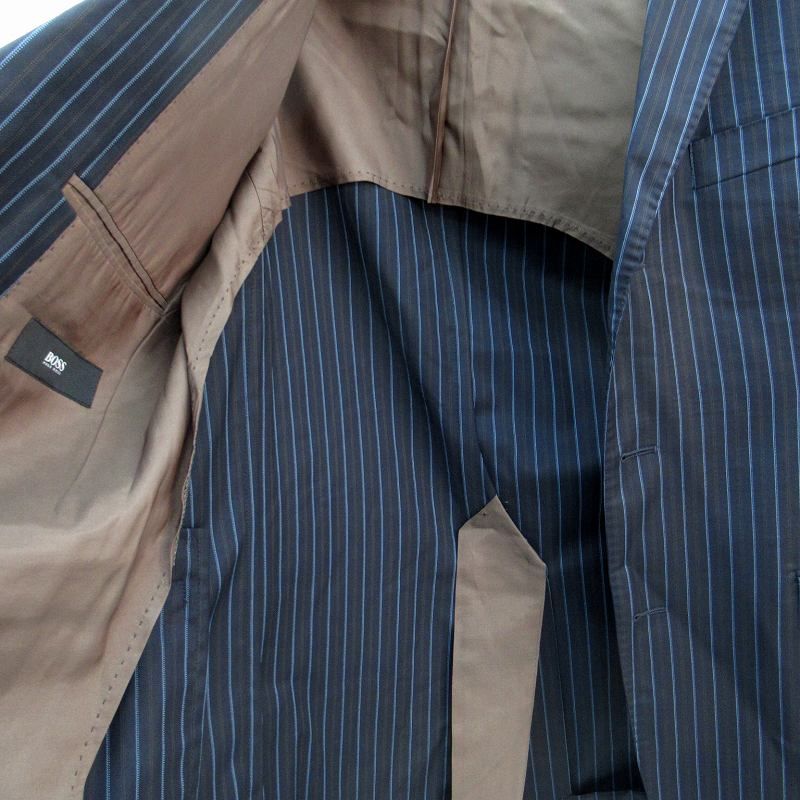 ヒューゴボス HUGO BOSS super140 フォーマルスーツ セットアップ 上下