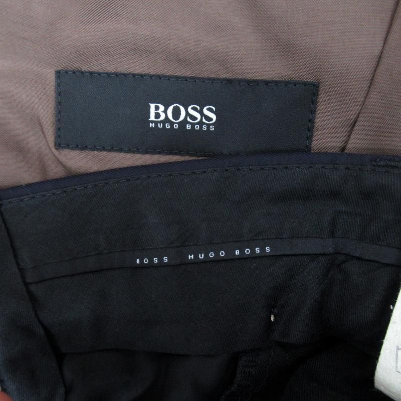 ヒューゴボス HUGO BOSS super140 フォーマルスーツ セットアップ 上下
