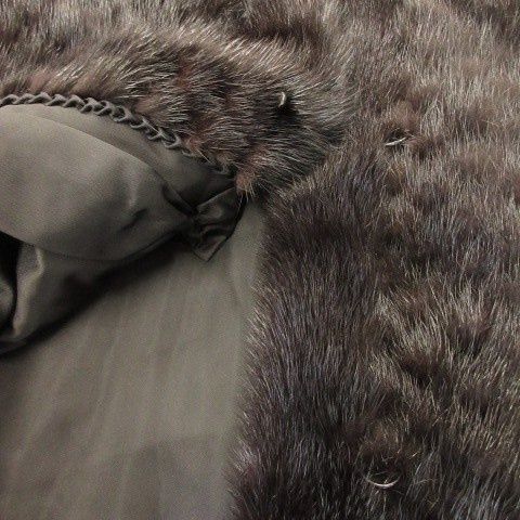 SAGA MINK サガミンク　銀サガ　毛皮　サイズ9 サガミンク SAGA MINK 銀サガ 毛皮コート ミンクファーコート ハーフ丈
