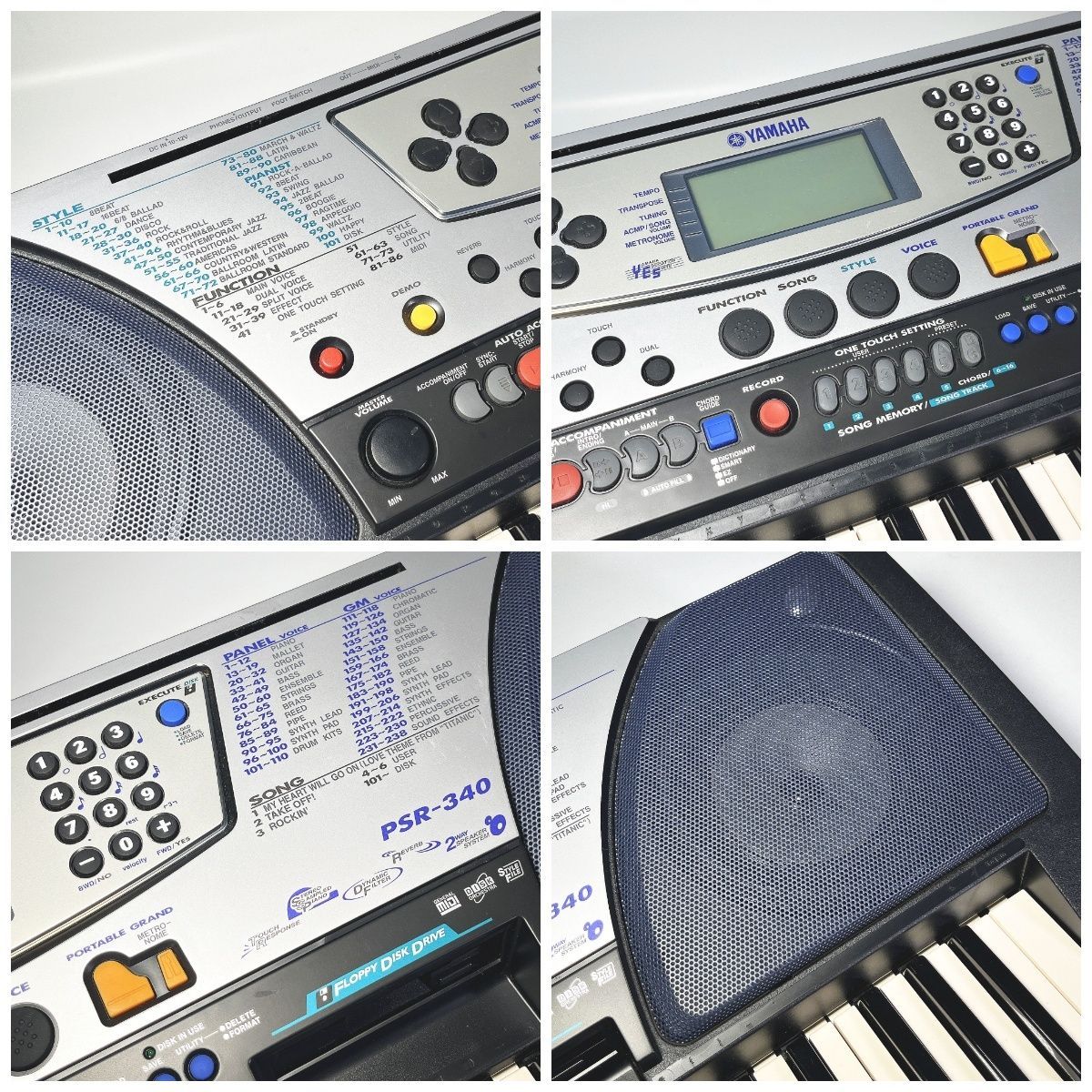 YAMAHA ヤマハ PSR-340 電子ピアノ キーボード シンセサイザー - メルカリ