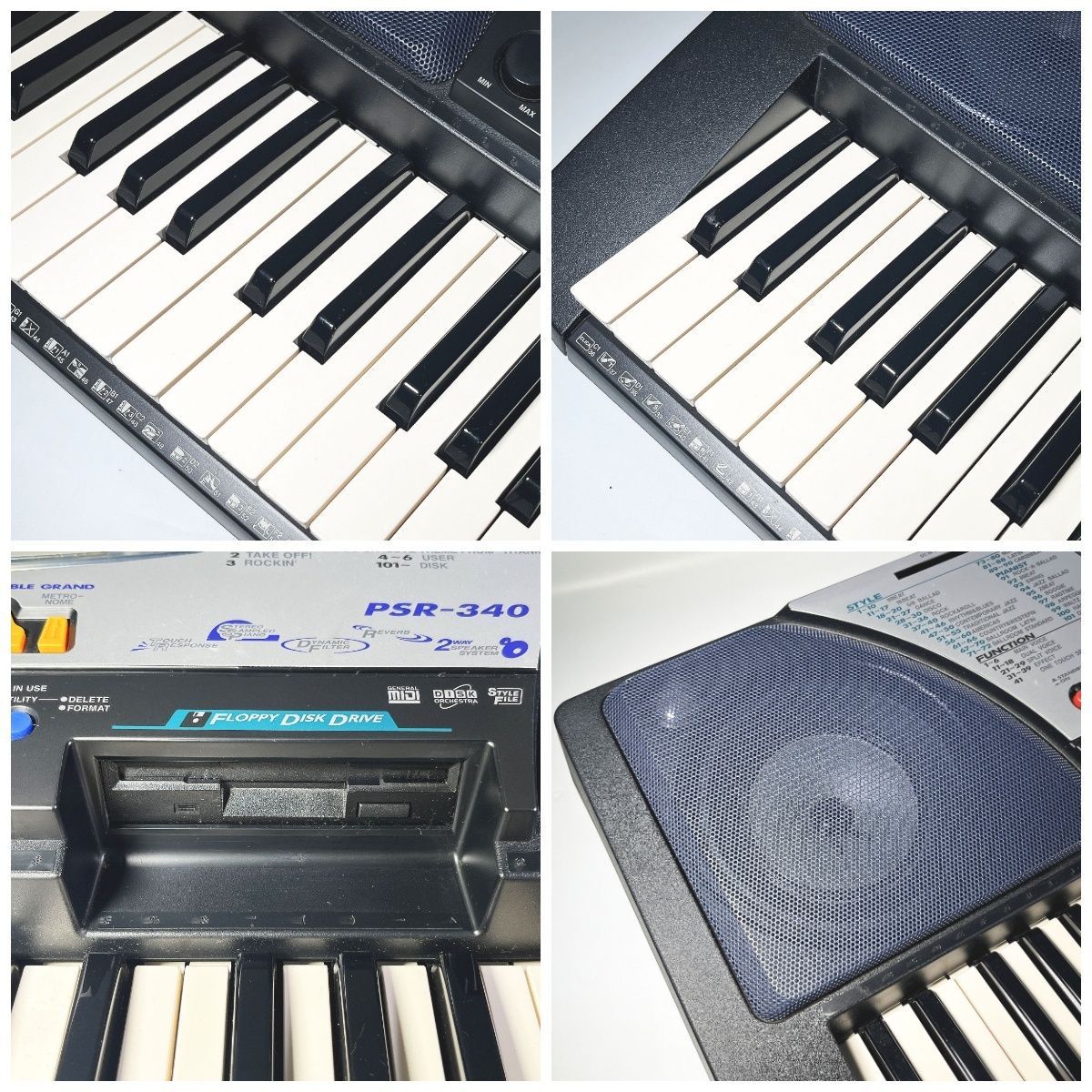 YAMAHA ヤマハ PSR-340 電子ピアノ キーボード シンセサイザー - メルカリ