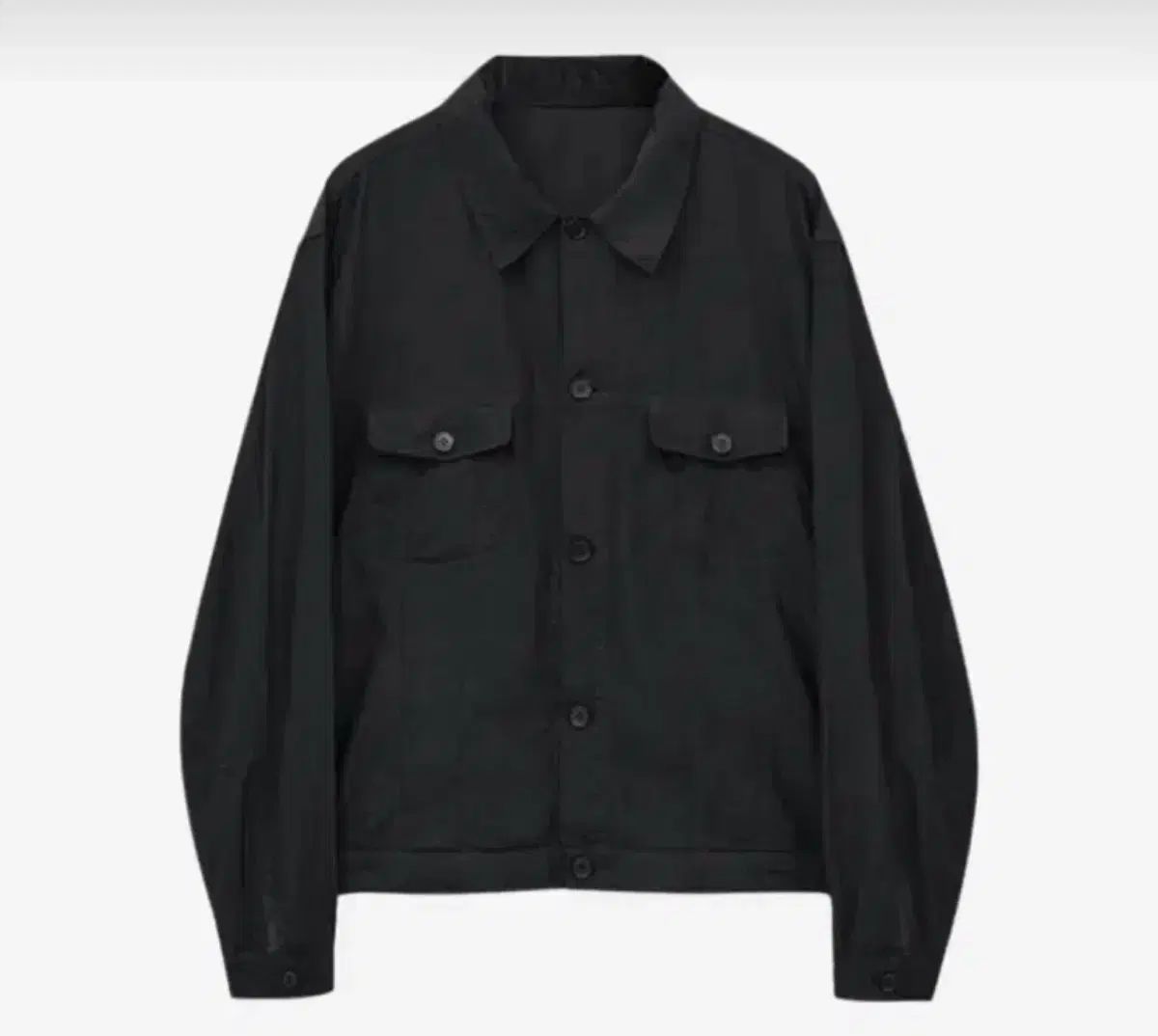 2 ポリテル ライト トラッカー ジャケット ウォッシュド ブラック