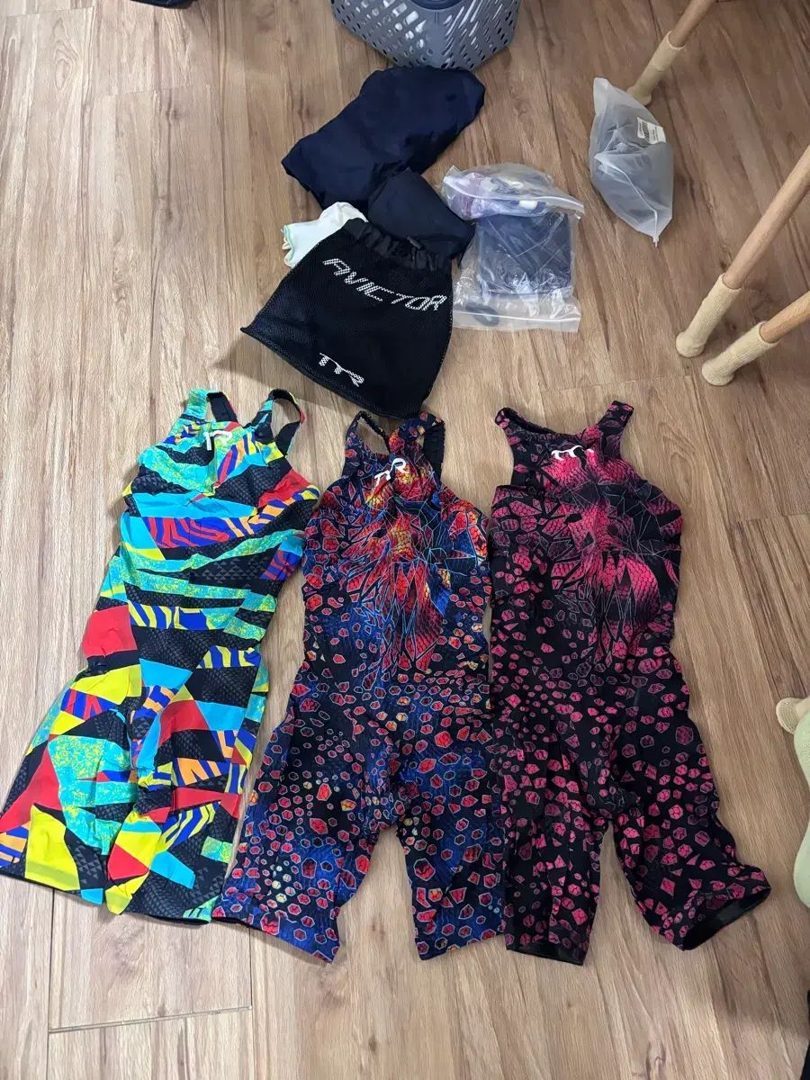 まとめ TYR レディース 競技水着 3着 サイズ22 クローズバック