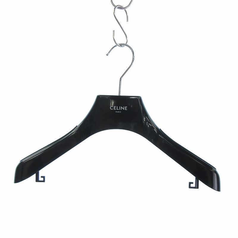 セリーヌ CELINE 美品 ツイードジャケット ノーカラー 金ボタン ウール