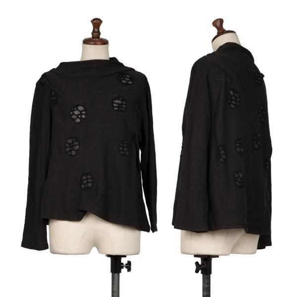 センソユニコSENSOUNICO 慈雨 シアードット織りニットソー 黒40 - メルカリ