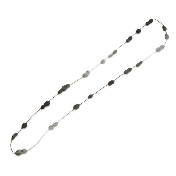 ヨーガンレールJURGEN LEHL ニットカバーストーンネックレス 緑