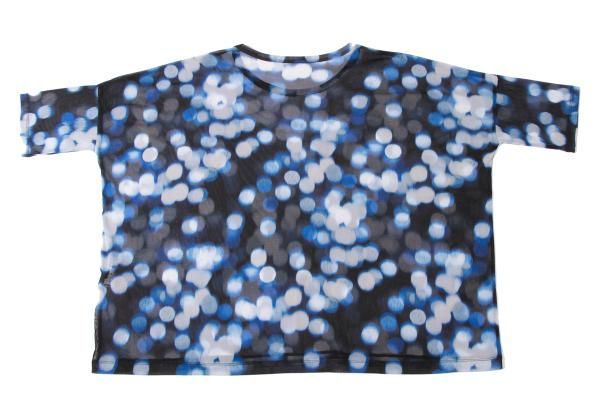 ワイズY's ドットプリントメッシュカットソー 青黒2 - メルカリ