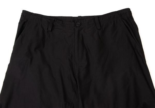 ワイズ Y's コットン刺繍デザインワイドパンツ 黒2 セール ワイズ Y's