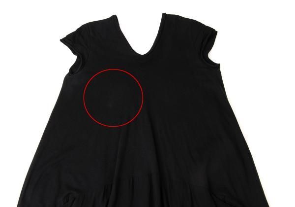 ワイズ Y's コットン素材切替ノースリーブワンピース 黒2 - メルカリ