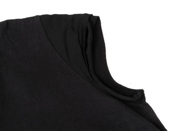 ワイズ Y's コットン素材切替ノースリーブワンピース 黒2 - メルカリ