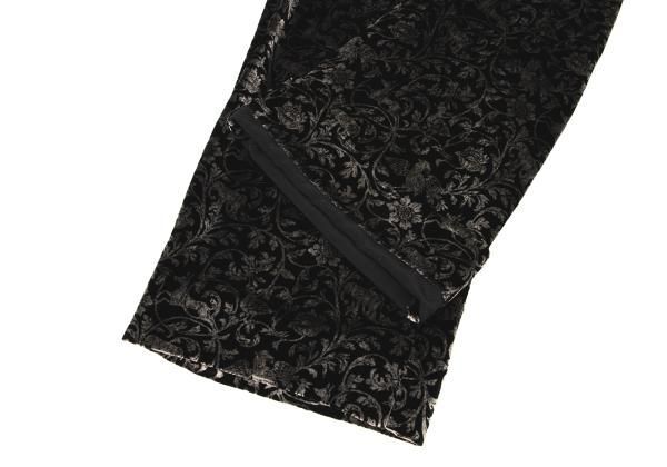 ジョルジオ アルマーニGIORGIO ARMANI アラベスクプリントベロアワイド