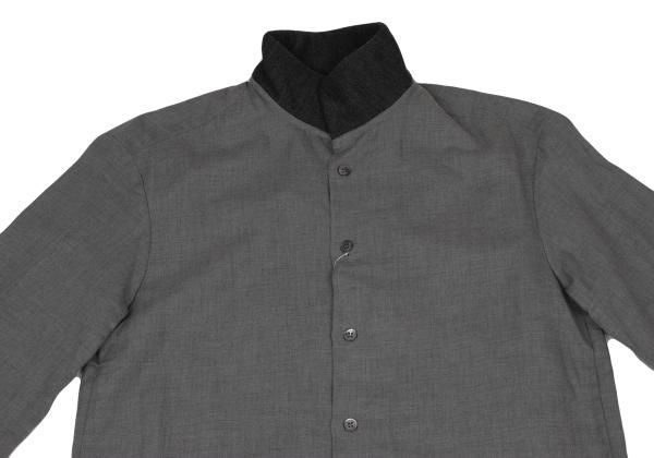 ジョルジオ アルマーニGIORGIO ARMANI コットンウール切替デザイン