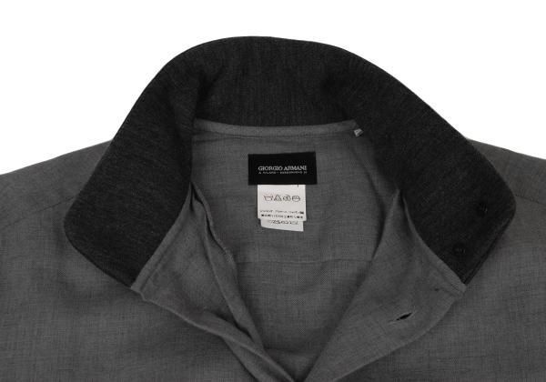 ジョルジオ アルマーニGIORGIO ARMANI コットンウール切替デザイン