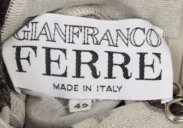 Gianfranco Ferre トップス ジャンフランコフェレGIANFRANCO FERRE グラフィックグリッター