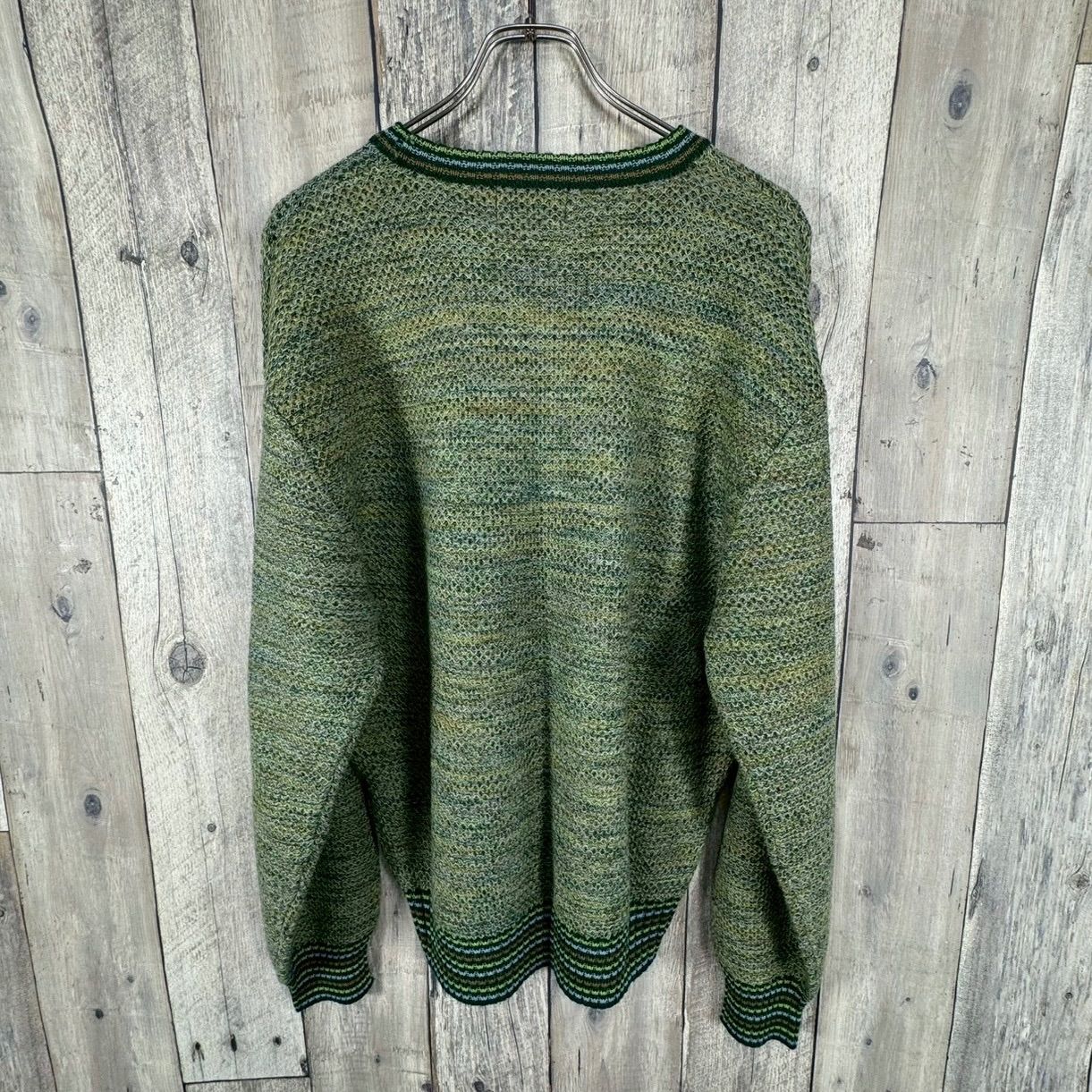 MISSONI SPORT ミッソーニ スポーツ アクリル ウール ニット セーター メンズ L サイズ