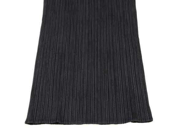 プリーツプリーズPLEATS PLEASE ファブリックプリントプリーツタンク