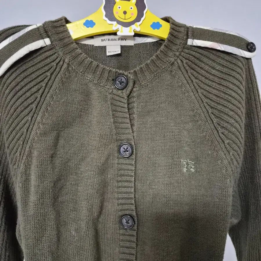 カーディガン (バーバリー) BURBERRY バーバリー キッズ ニット 子供服 中古・古着通販BURBERRY ブランド TBモノグラム チェック テクニカルウール ジャカード トップス レディース 子供服・用品(85cm～)(ベビー・キッズ
