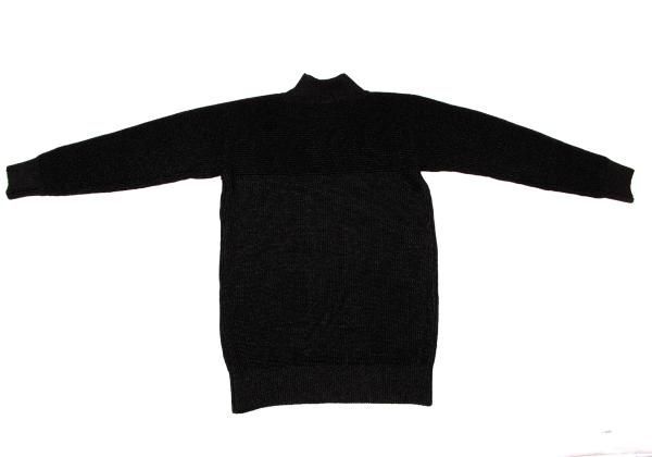 ローブドシャンブル コムデギャルソン / ウールニット 黒 L 日本製 ローブドシャンブル コムデギャルソンrobe de chambre COMME des