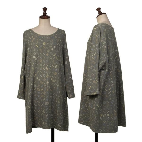 ヨーガンレールJURGEN LEHL コットンフラワージャガードチュニック