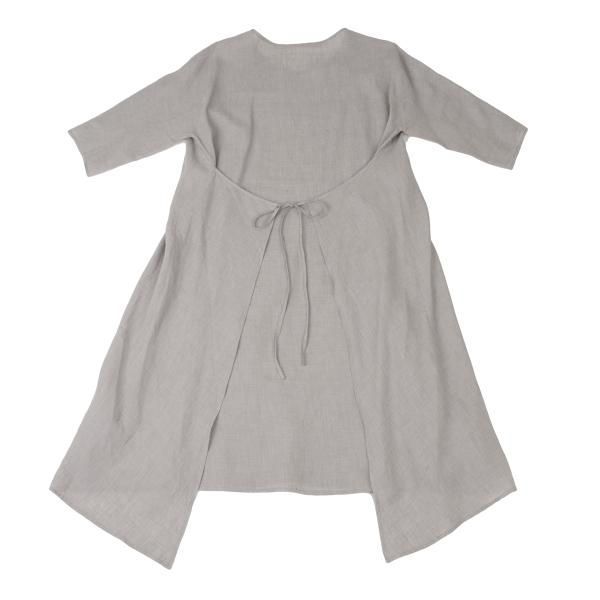 ヨーガンレールJURGEN LEHL リネンコットンバックラップワンピース