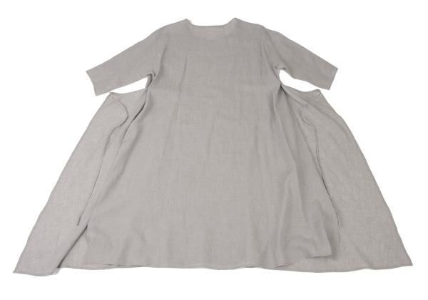 ヨーガンレールJURGEN LEHL リネンコットンバックラップワンピース