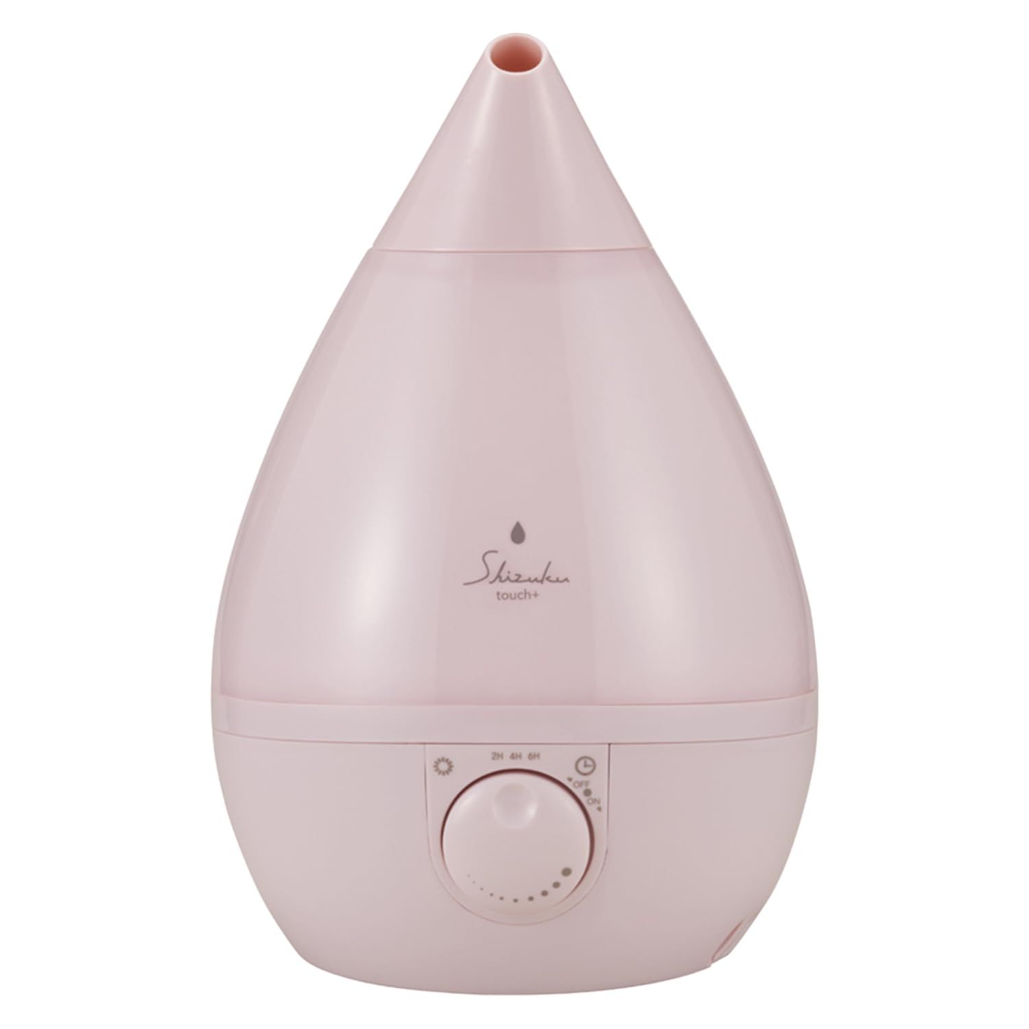 【豊富な，新作登場】 APIX INTL SHIZUKUシリーズ 超音波式アロマ加湿器(Touch+) 【木造 4~6畳、プレハブ洋室 6~8畳対応】タッチパネル 無段階調節 抗菌カートリッジ付き オフタイマー 自動オフ機能 LEDライ [くすみピンク] その他