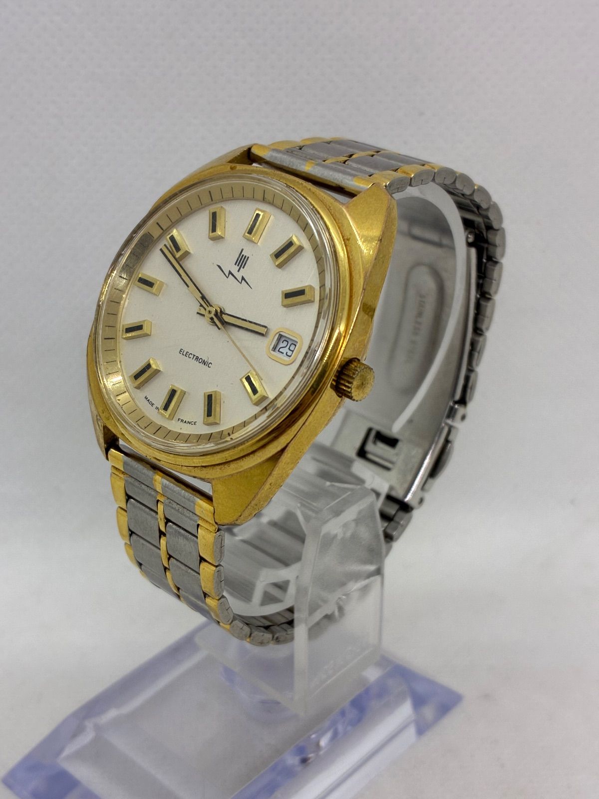 稼動品 LIPリップ エレクトロニック 腕時計ゴールド0368 扱い