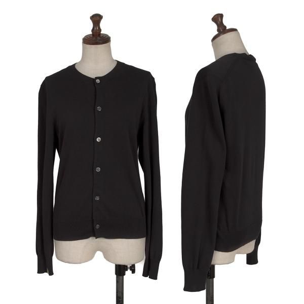 節約 コムデギャルソンCOMME des GARCONS コットンカーディガン 黒S