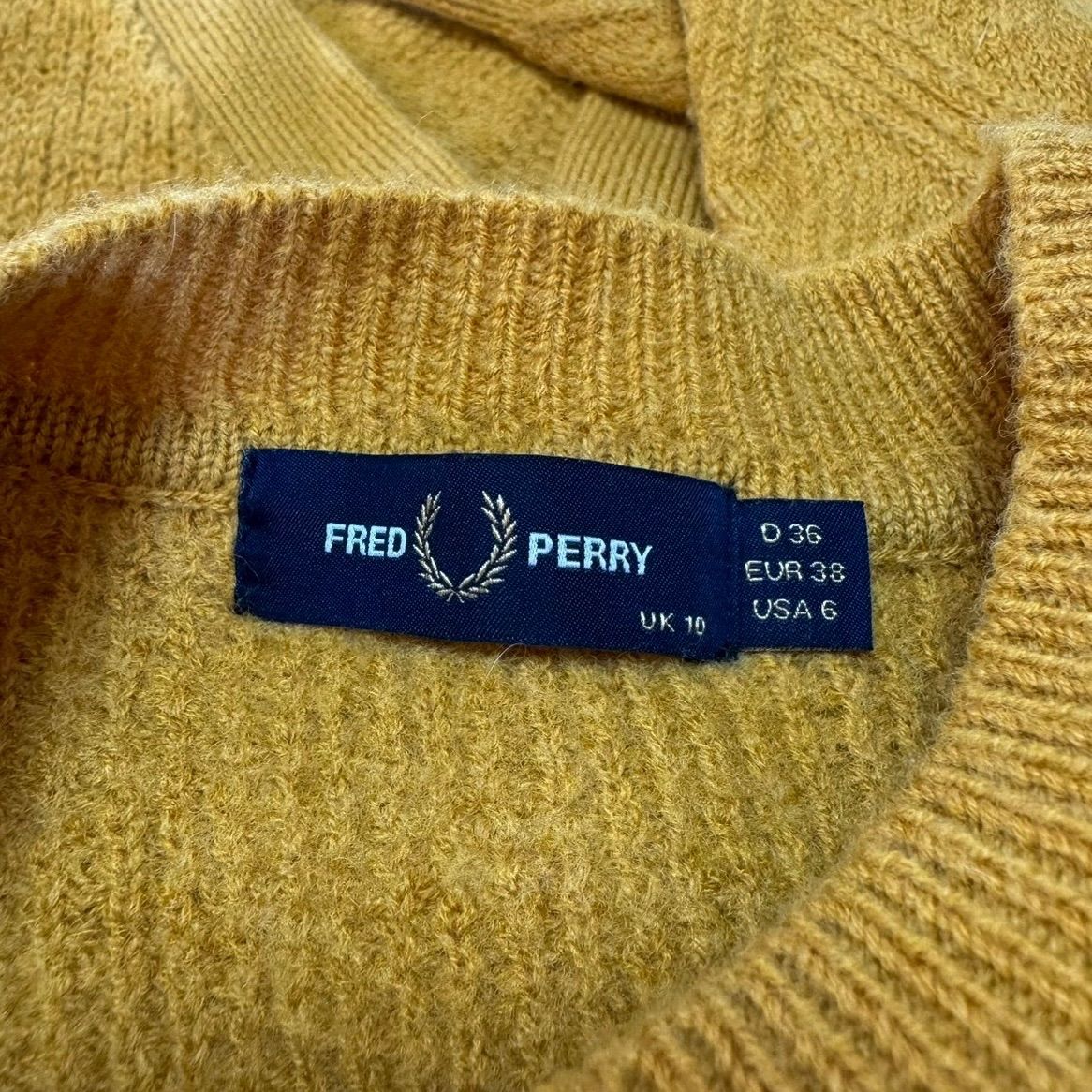 FRED PERRY フレッドペリー ヒットユニオン製 ミドルゲージ 背中開き 