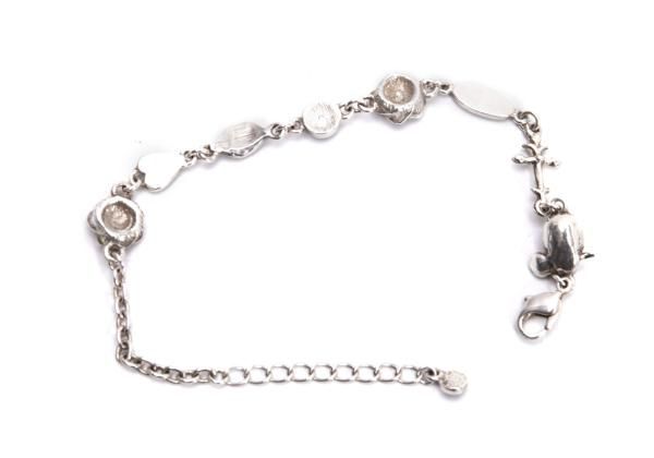 ジャンポールゴルチエJean Paul GAULTIER ローズスカル装飾チェーン