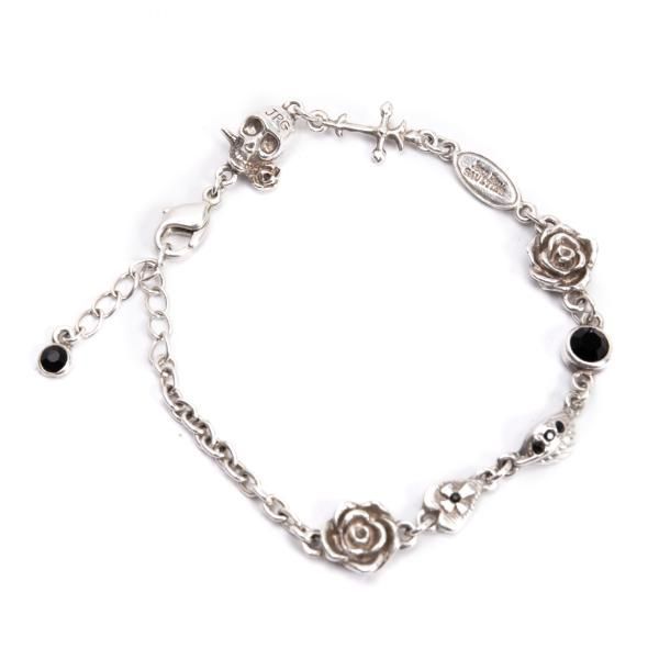 ジャンポールゴルチエJean Paul GAULTIER ローズスカル装飾チェーン