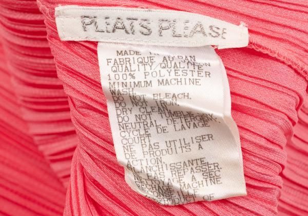 プリーツプリーズPLEATS PLEASE プリーツ長袖カットソー ピンク3
