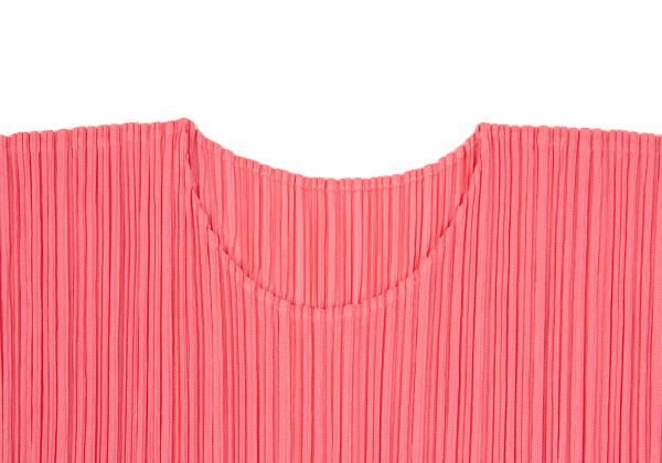プリーツプリーズPLEATS PLEASE プリーツ長袖カットソー ピンク3