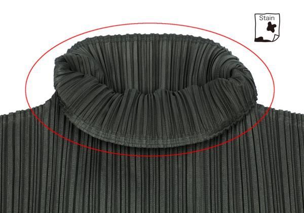 プリーツプリーズPLEATS PLEASE プリーツハイネックノースリーブ