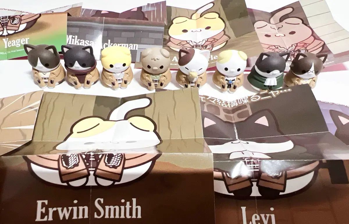 進撃の巨人 進撃のMEGAキャットフィギュア エレン リヴァイ エルヴィン スミス ハンジ まとめ