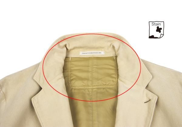 ワイズフォーメンY's for men 製品染めフラップポケットコーデュロイ