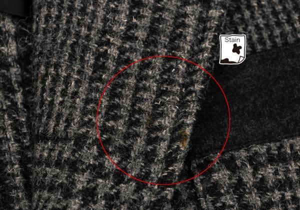 【最終値下げ】トリココムデギャルソン　チェックジャケット 最終値下げ】トリココムデギャルソン チェックジャケット 中古・古着